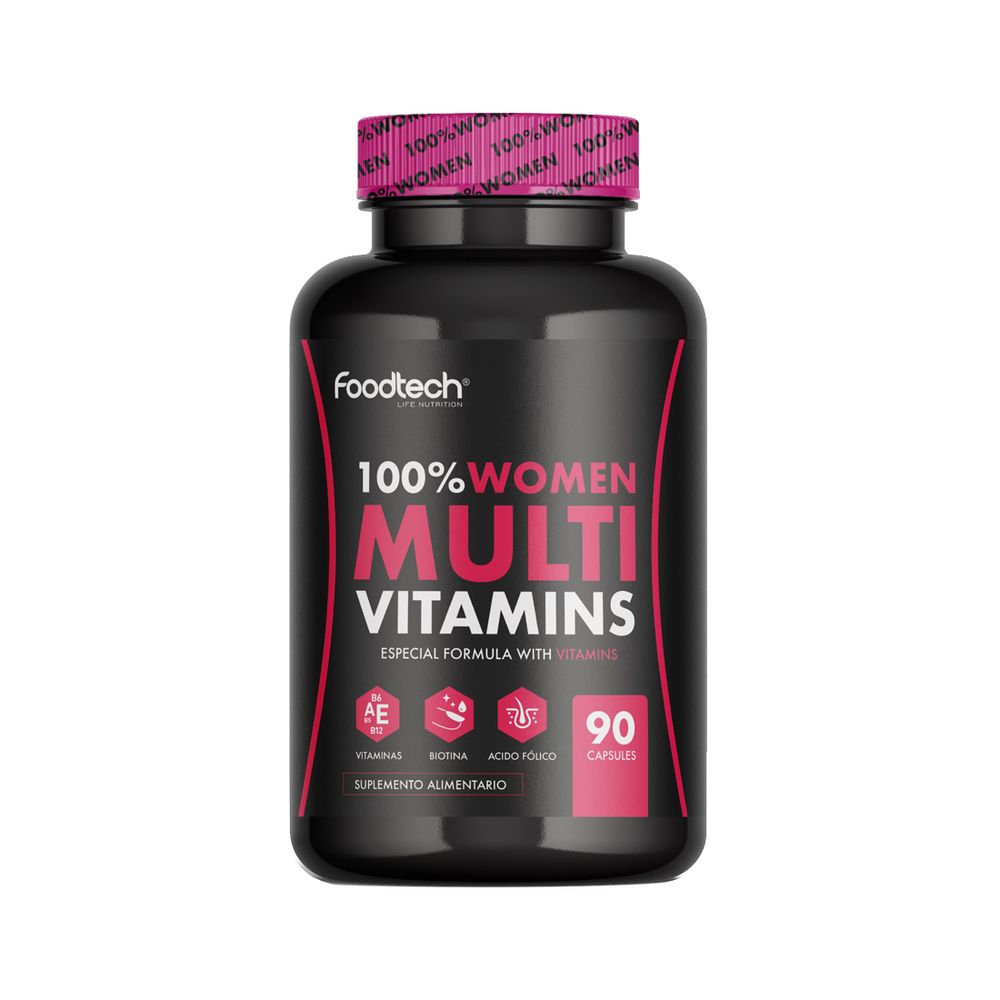 100% Women Multivitamins 90 caps - Foodtech
