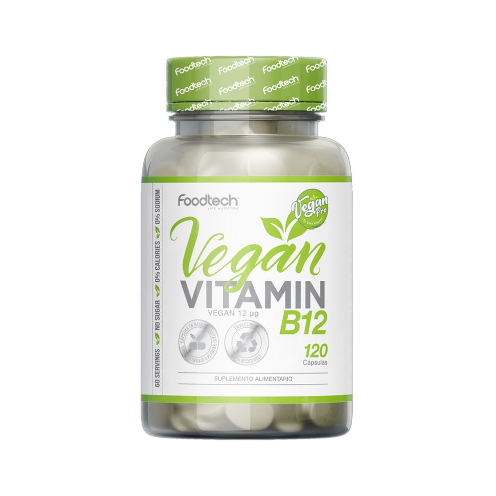 Vegan Vitamin B12 120 caps - Foodtech