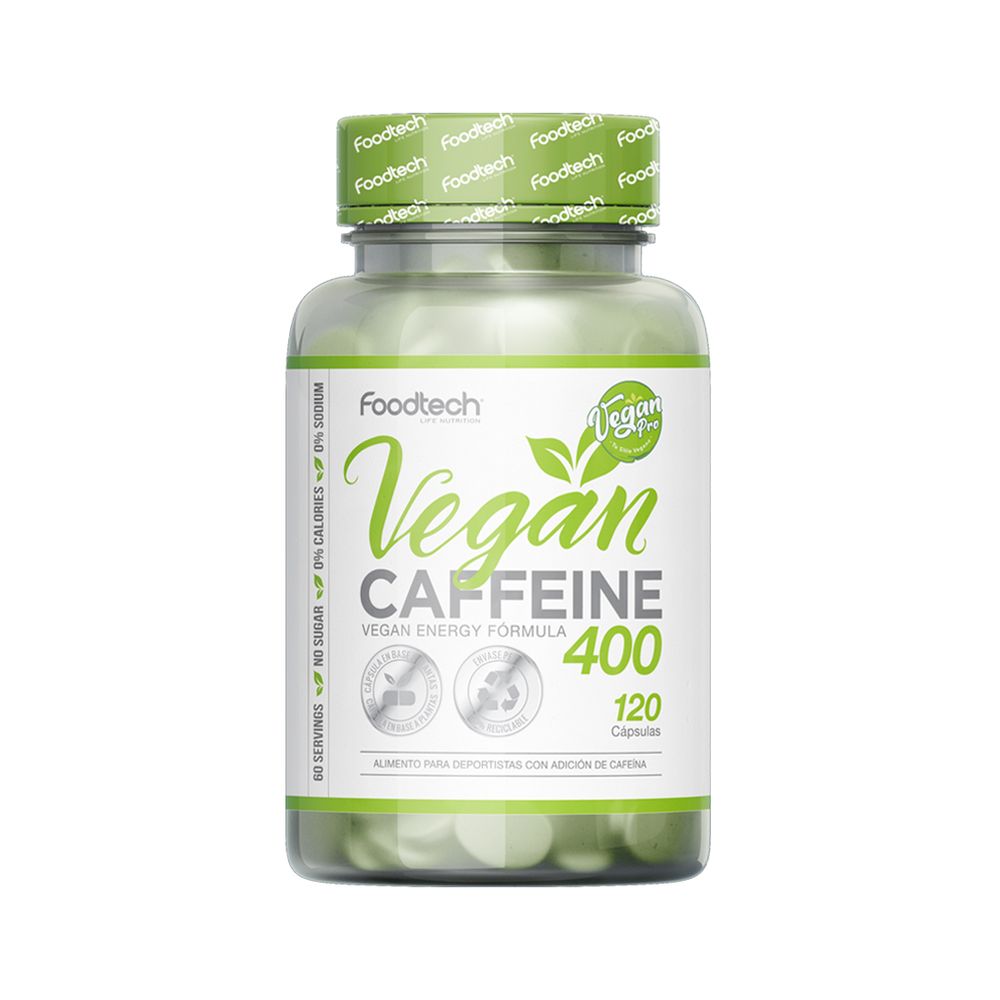 Vegan Caffeine 400 120 caps - Foodtech