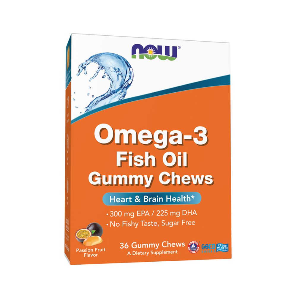 Omega-3 Fish oil Gummy 36 unid - Now Foods